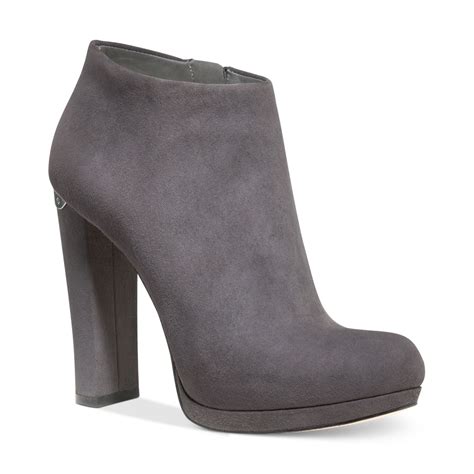 michael kors gray leather high heels|Michael Kors high heels boots.